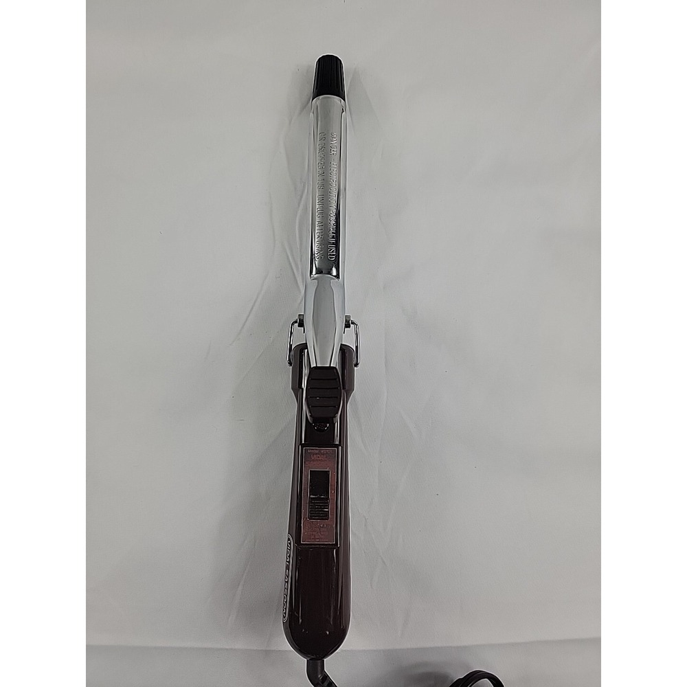 Vidal Sassoon Curling Iron Model VS101 Brown 16 W Vintage +2 Heat Settings 120V